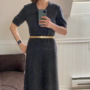 Celine Long Wool Dress